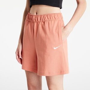 ✨New With Tags Nike Shorts Hugh Rise Loose Fit Salmon Pink Size 1X